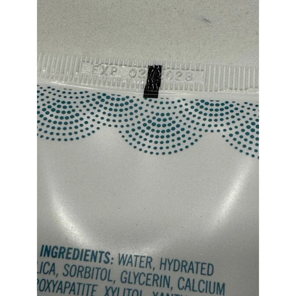 Trader Joe's Peppermint Toothpaste Whitening Fluoride‎ Free 3 Pack 6oz White New
